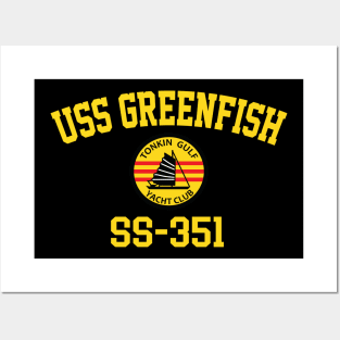 USS Greenfish SS-351 Posters and Art